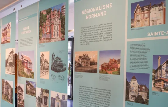 Visite flash de l'exposition : Les villas balnéaires du Havre à Étretat