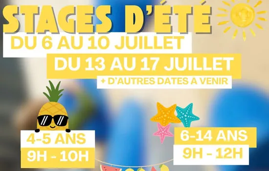 Stage : Escalade - Vacances d'Été