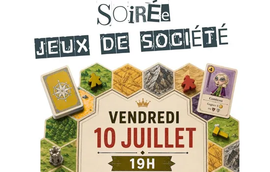 Soirée jeux de société