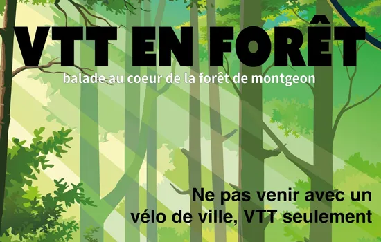 Balade en VTT à la forêt de Montgeon