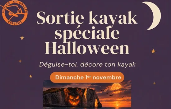 Sortie kayak spéciale Halloween à Étretat !