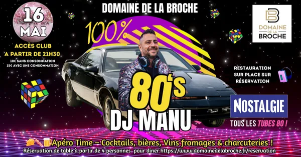 Soirée 100% 80's
