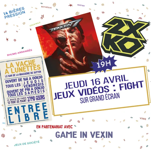 Soirée jeux vidéo fight