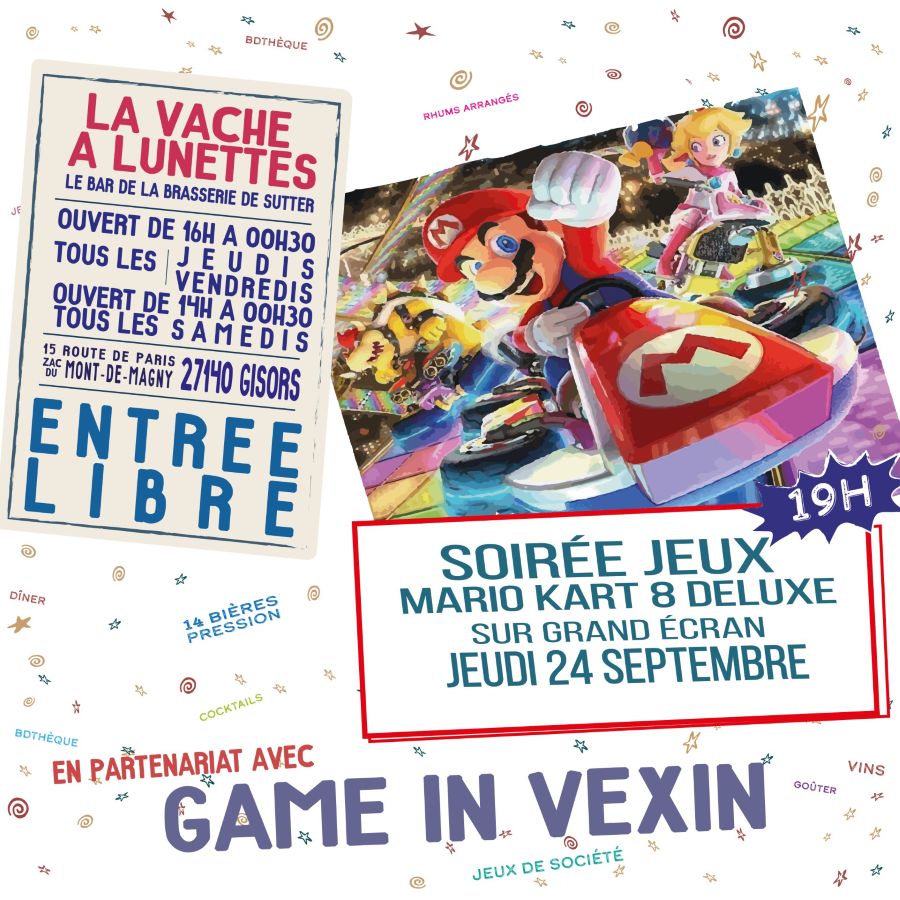 Soirée jeux Mario Kart