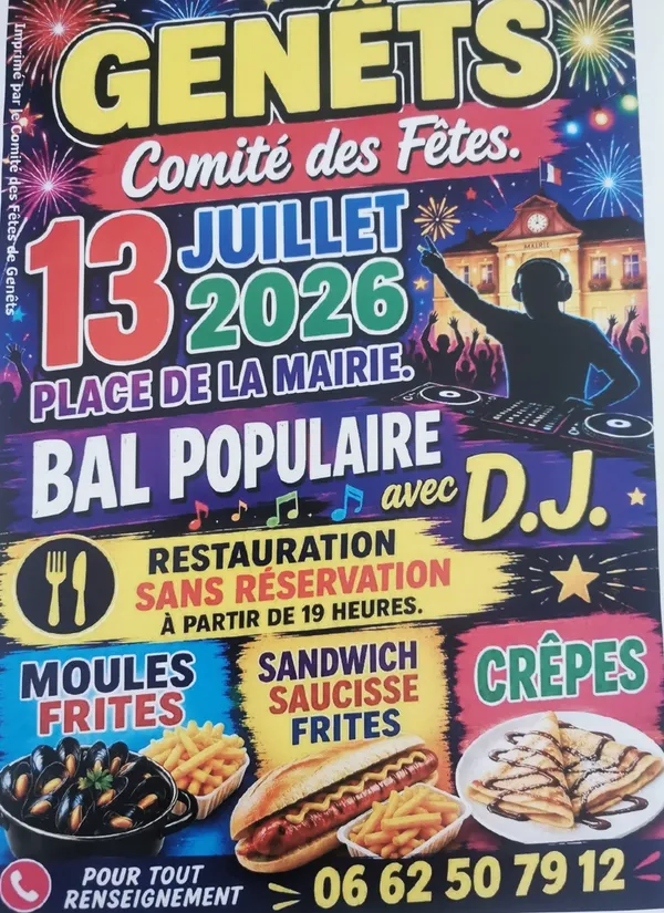 Soirée moules-frites - bal populaire