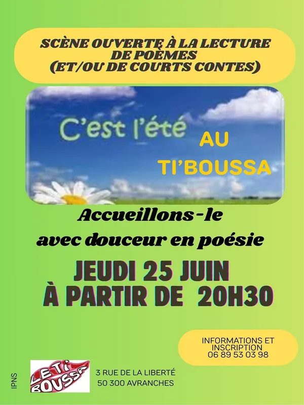 Soirée poésie