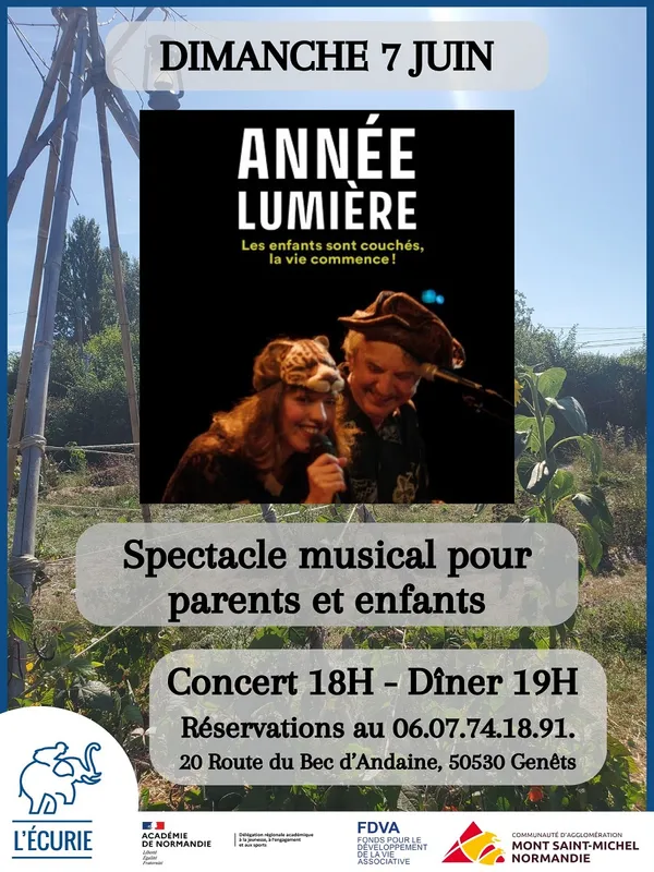 Spectacle "Les enfants sont couchés, la vie commence"