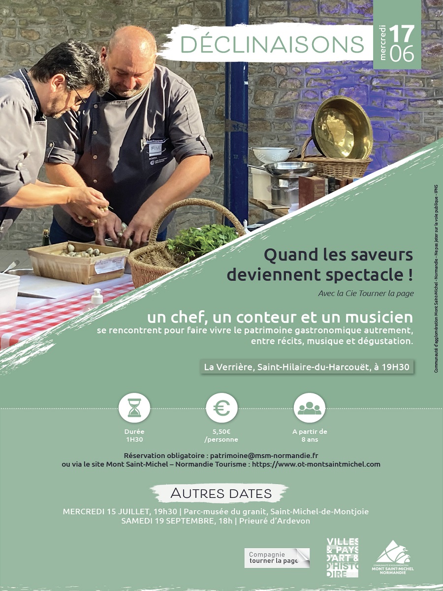 Spectacle Déclinaisons "Quand les saveurs deviennent spectacle"
