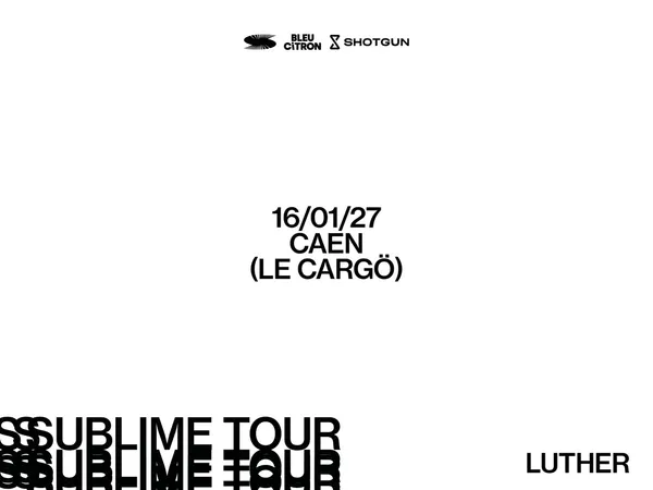 Sublime Tour : Luther en concert