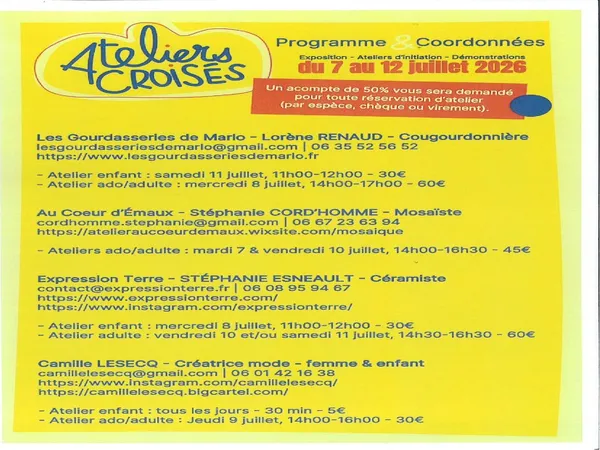 Exposition "Ateliers croisés"