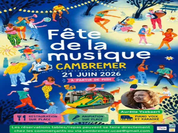 Fête de la musique le 21 juin 2026