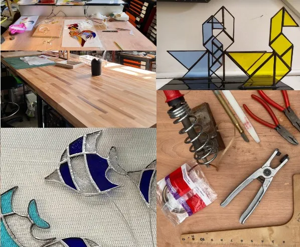 Atelier Fusing : créer 2 cabochons en verre pour bijoux