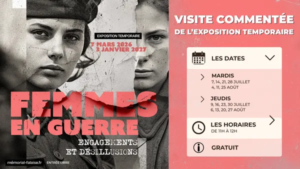 Visite commentée de l'exposition temporaire "Femmes en guerre - Engagements et désillusions"