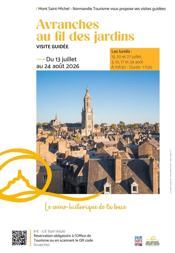 Visite guidée : Avranches au fil des jardins
