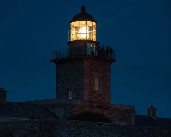 Visite nocturne du phare de Carteret