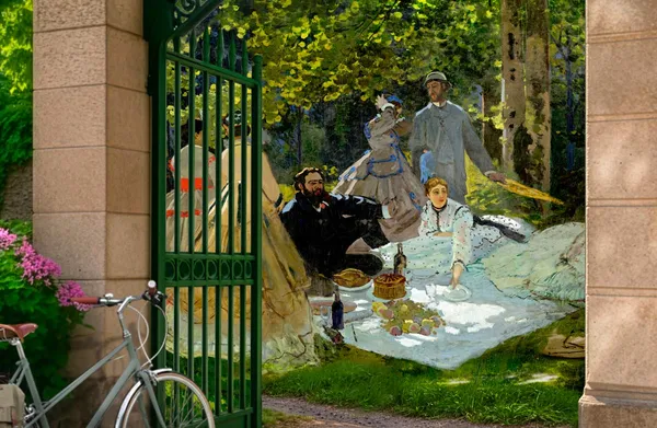 Entrée et dessert hommage à Monet