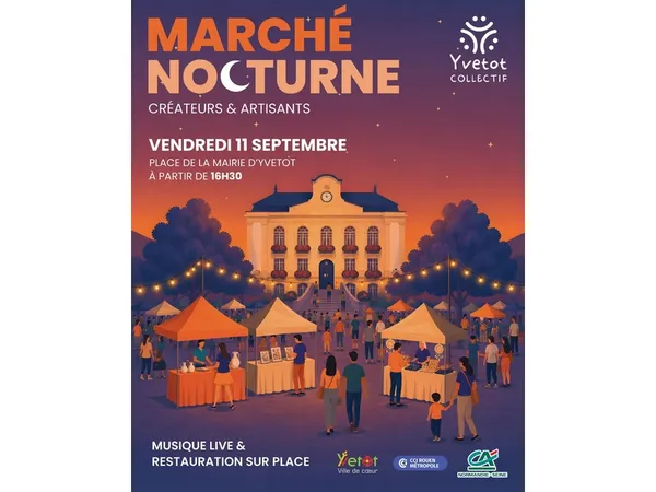 Marché nocturne à Yvetot