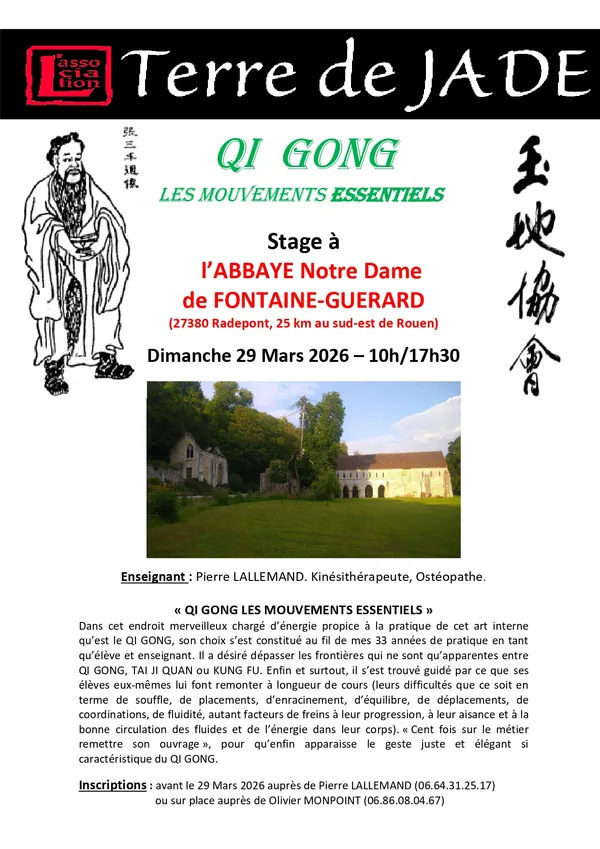 Stage de Qi Gong: "Mouvements essentiels"