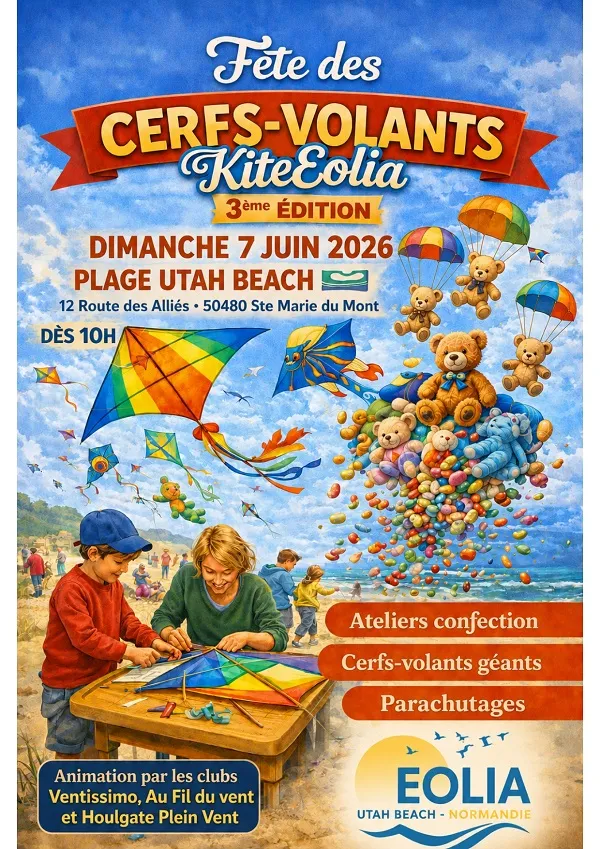 Fête des cerfs-volants Kite-Eolia
