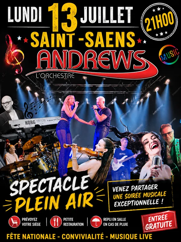Spectacle : Orchestre Andrews