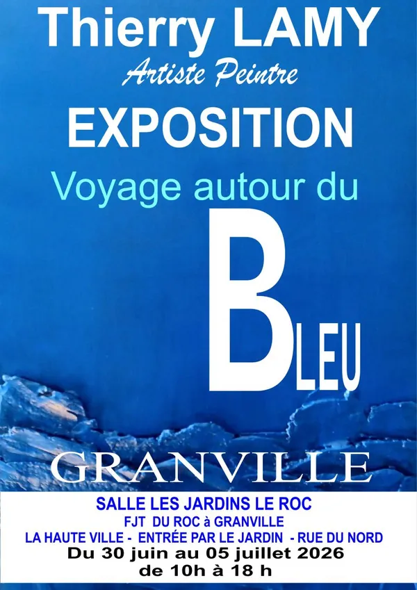 Exposition de peinture "Voyage autour du bleu"