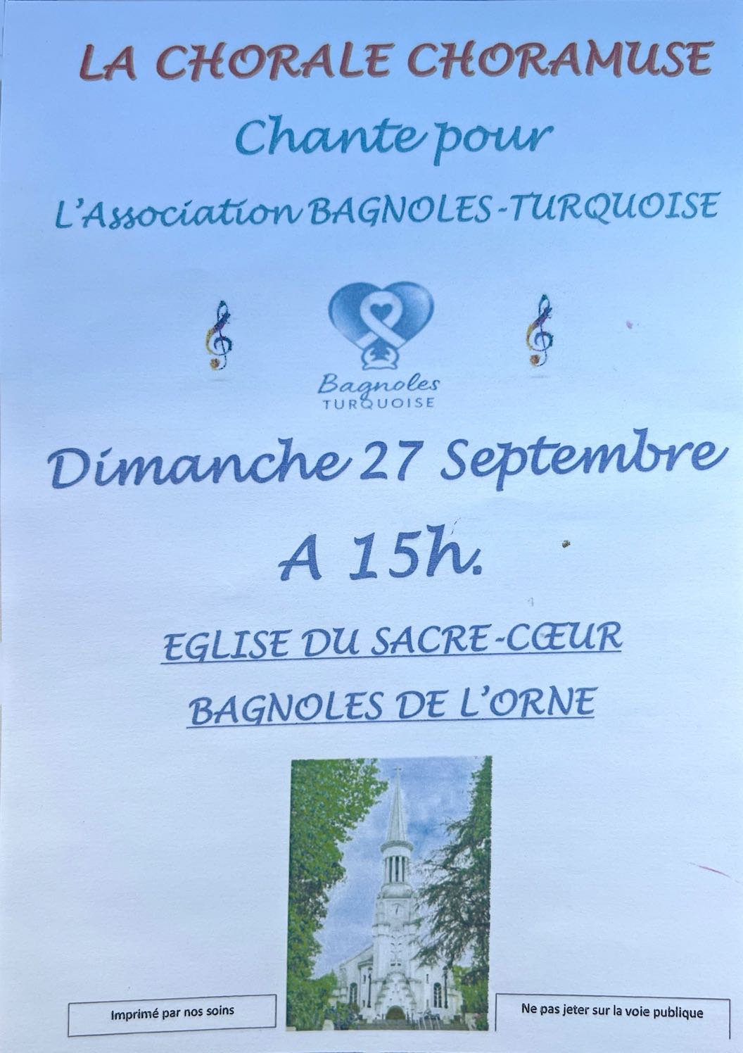 Choramuse chante pour Bagnoles Turquoise