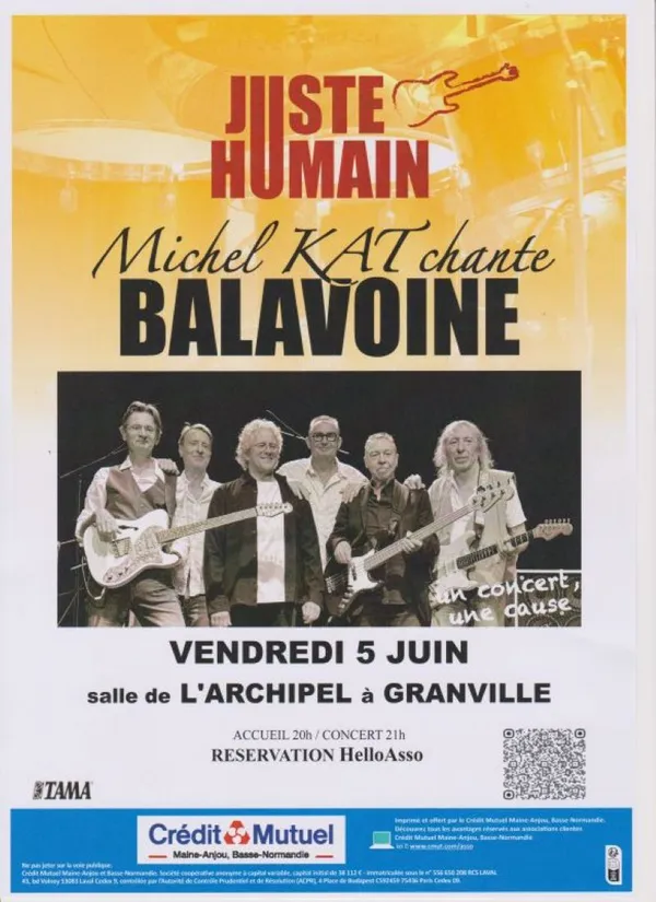 Concert Juste Humain - Michel Kat chante balavoine