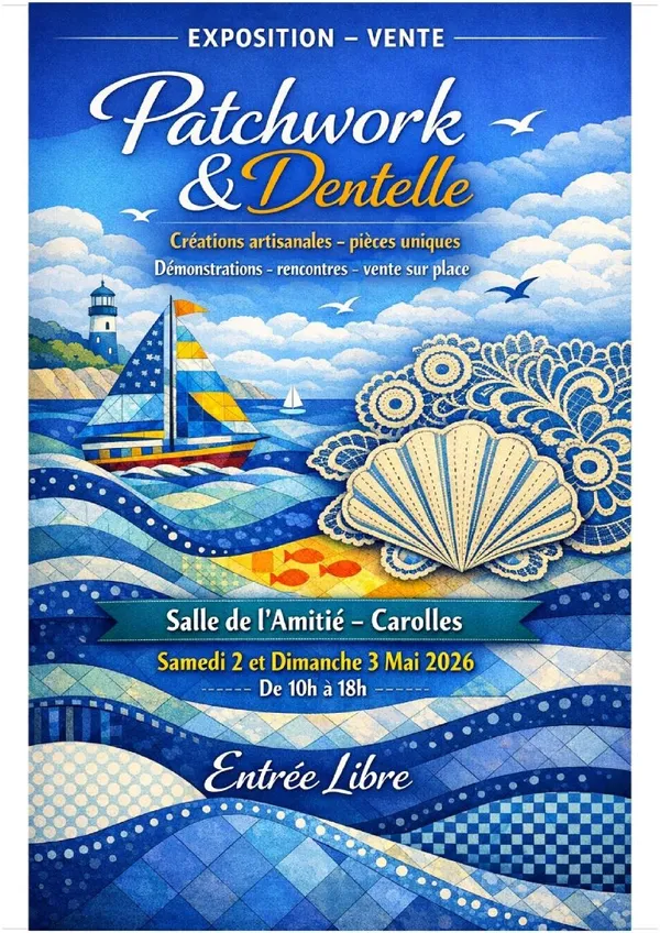 Exposition vente patchwork et dentelle