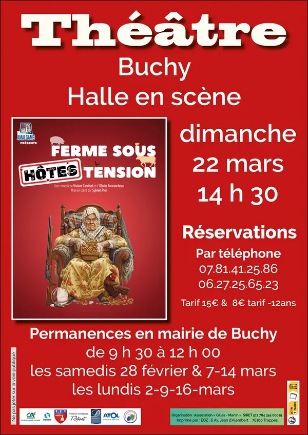 Théâtre "Ferme sous hôtes tension"