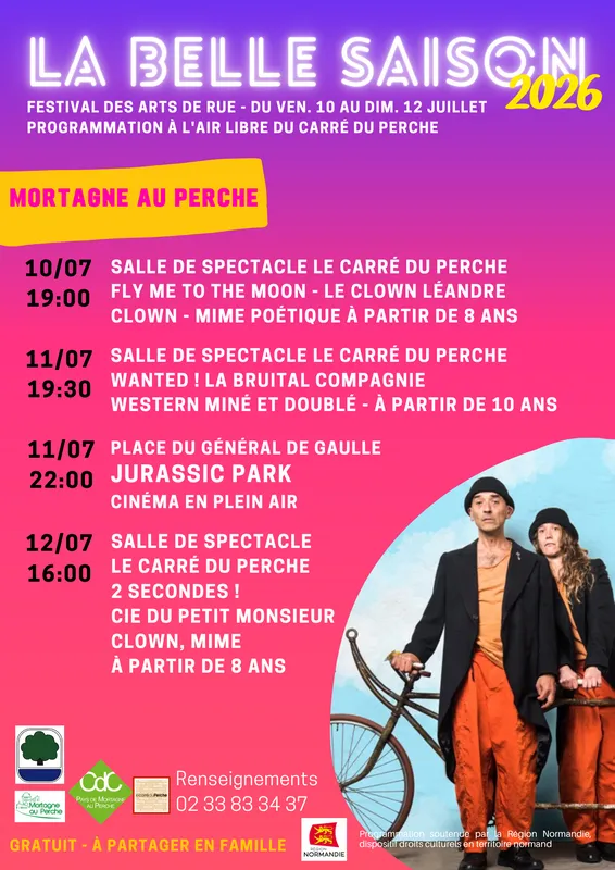 Festival des arts de rue - La Belle Saison - 6ème édition