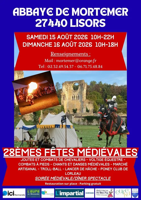 28e Fêtes Médiévales à l'Abbaye de Mortemer