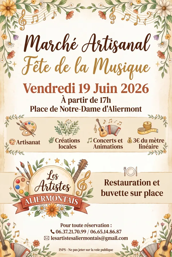 Marché nocturne des artisans aliermontais