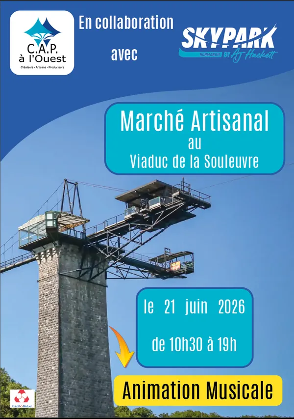 Marché artisanal au Viaduc de la Souleuvre
