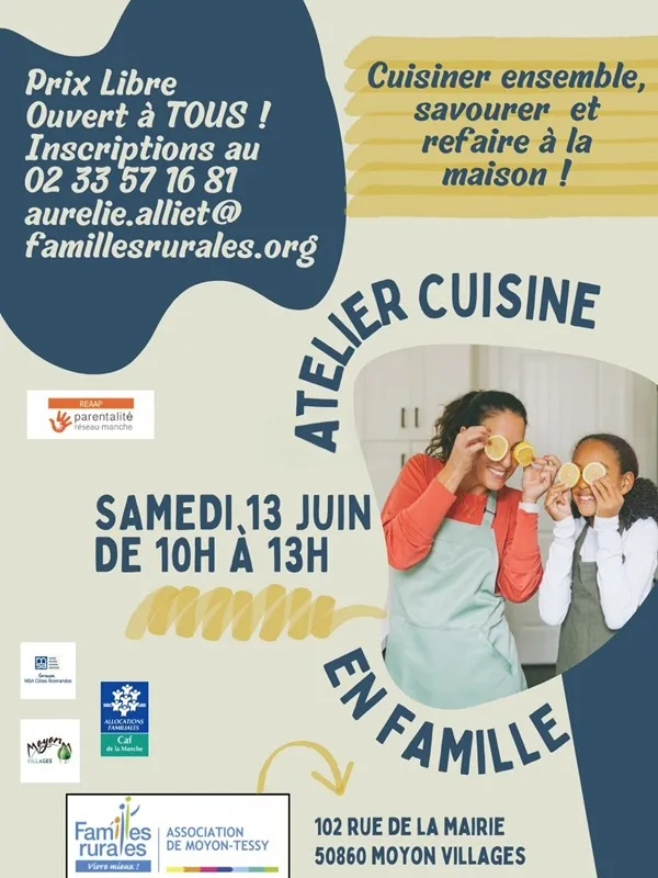 Atelier cuisine en famille