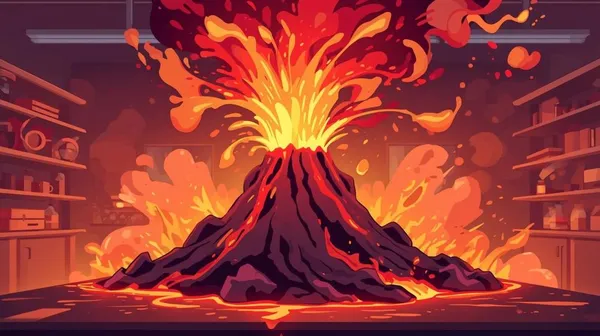 Atelier "volcan" au Planétarium Ludiver