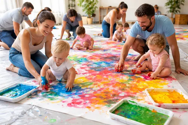 Atelier artistique : Barbouille en famille