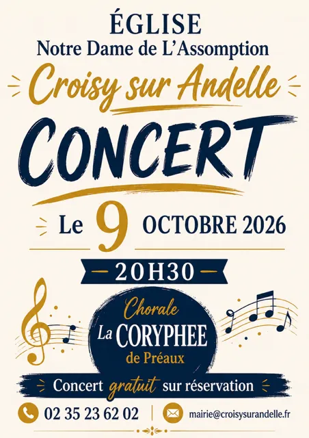 Concert à Croisy-sur-Andelle
