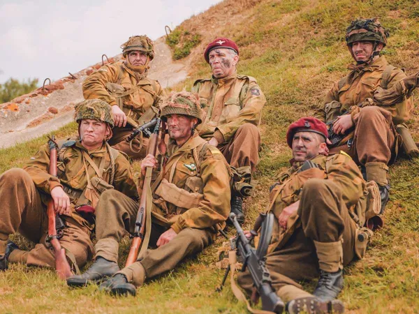 Reconstitution d'un campement militaire