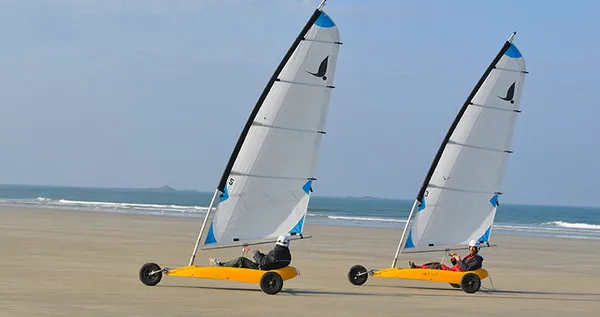 Initiation au char à voile sur la Côte d’Albâtre
