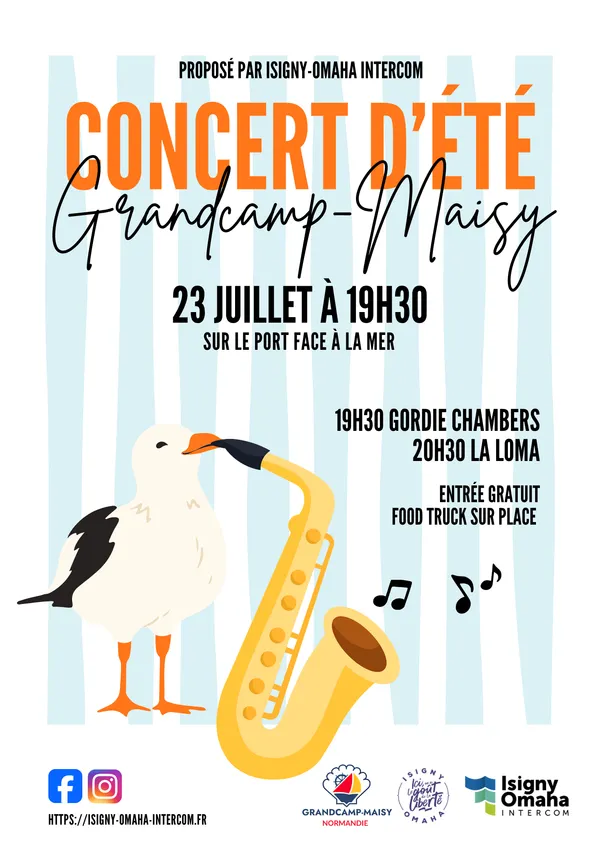 Les concerts d'été à Grandcamp-Maisy