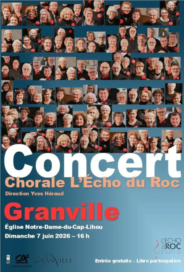 Concert chorale écho du roc de granville
