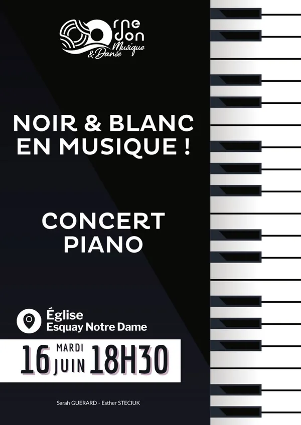 Concert Noir et Blanc en Musique
