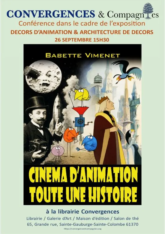 Conférence : le cinéma d'animation, toute une histoire