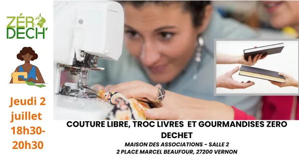 Atelier : Couture libre et troc de livre