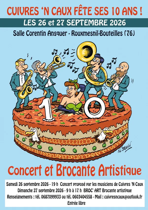 [Concerts & brocante] Cuivres n'Caux en fête
