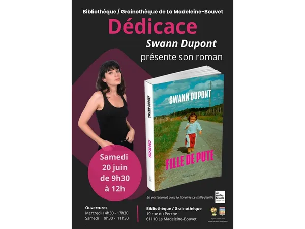 Swann Dupont en dédicace