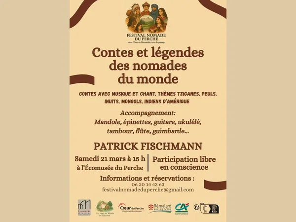 Dans le cadre du festival nomade du Perche : Contes et légendes des nomades du monde