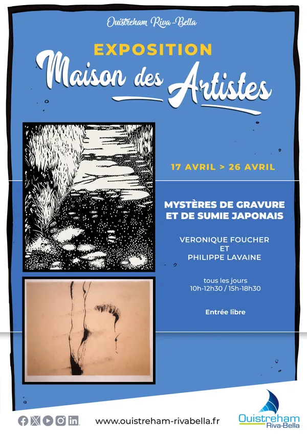 Exposition mystères de gravure et de sumie japonais
