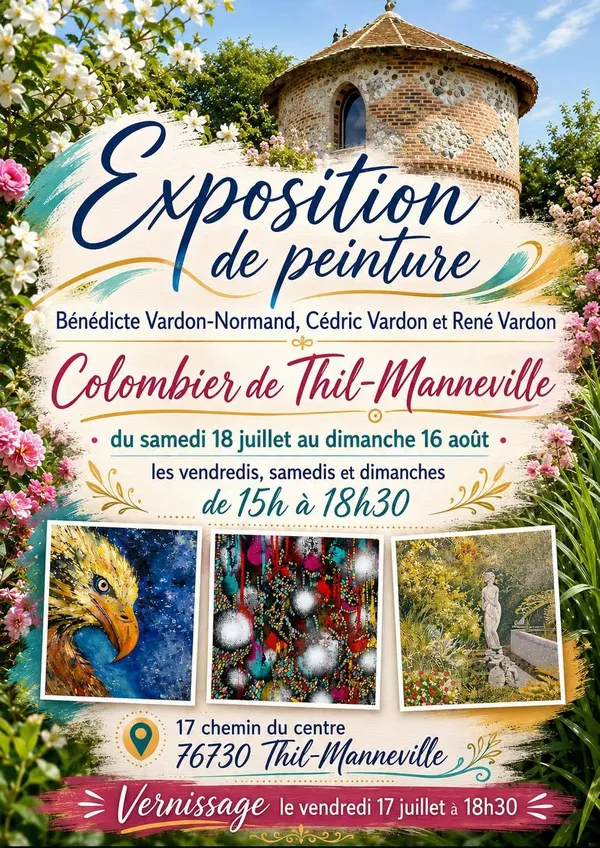 Exposition : Bénédicte, Cédric & René Vardon