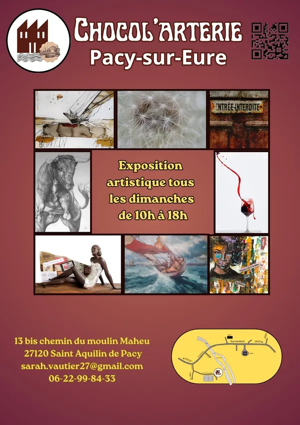 Exposition artistique à la Chocol'Arterie